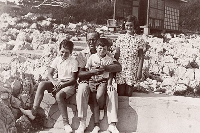 Роберт, Джо, Тедди и Джек летом 1939 года