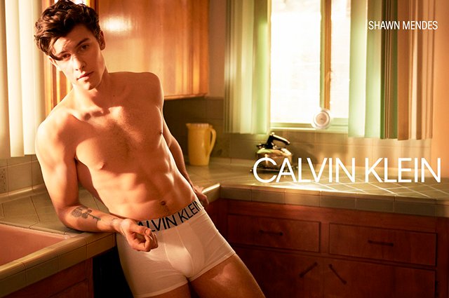 Шон Мендес в новой рекламной кампании Calvin Klein
