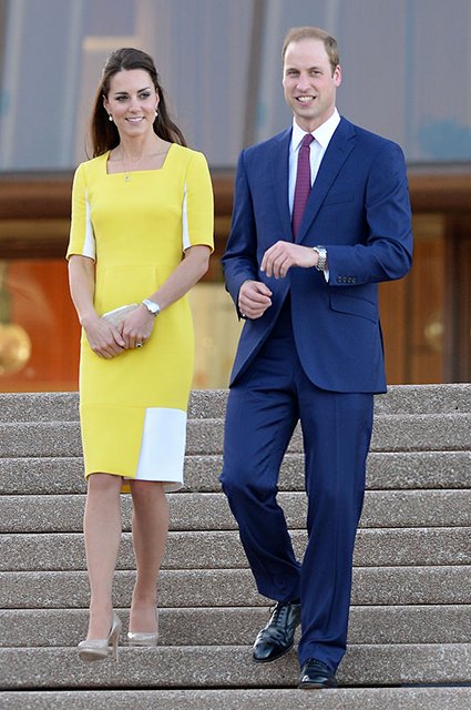 Кейт Миддлтон и принц Уильям в 2014 году