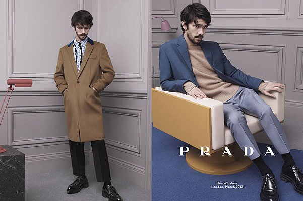 Кристоф Вальц в рекламной кампании Prada