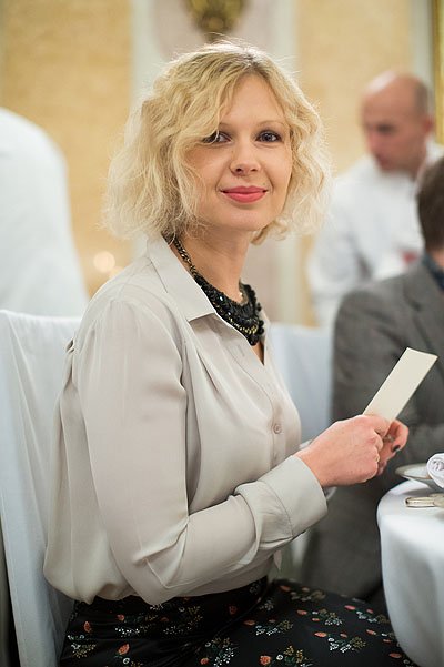 Галина Мазаева на коктейльном вечере во флагманском бутике Ermenegildo Zegna