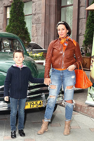 Алика Смехова с сыном
