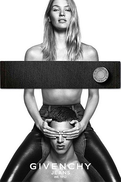 Кэндис Свейнпол в рекоамной кампании Givenchy Jeans