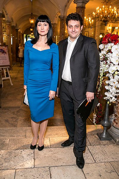 Нонна Гришаева и Мизаил Полицеймако на гала-ужине центра эстетики