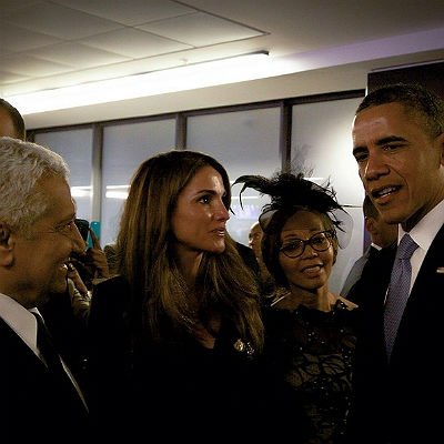 Королева Иордании Рания Аль-Абдулла и Барак Обама