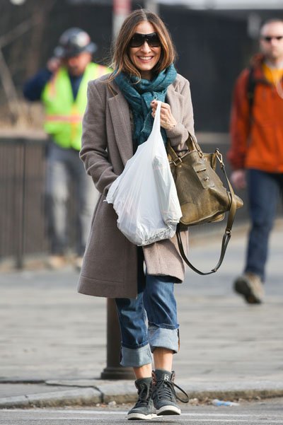 сара джессика паркер на прогулке в нью-йорке