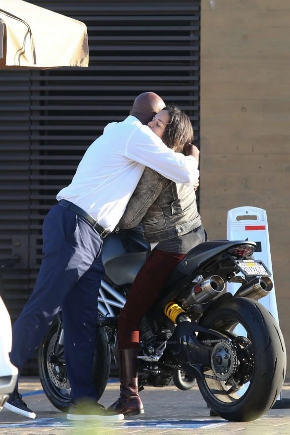 Michelle Rodriguez 2019 : Michelle Rodriguez – Riding her motorcycle in Malibu-01