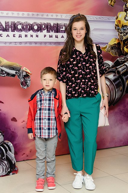 Катерина Шпица с сыном