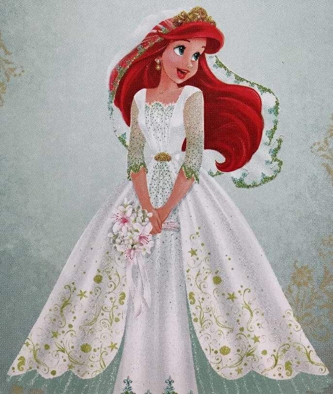 Свадебные платья принцесс диснея