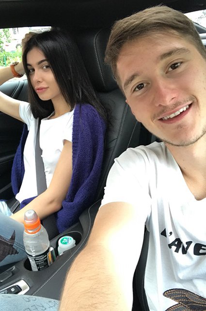 Соня Алендер и Алексей Миранчук