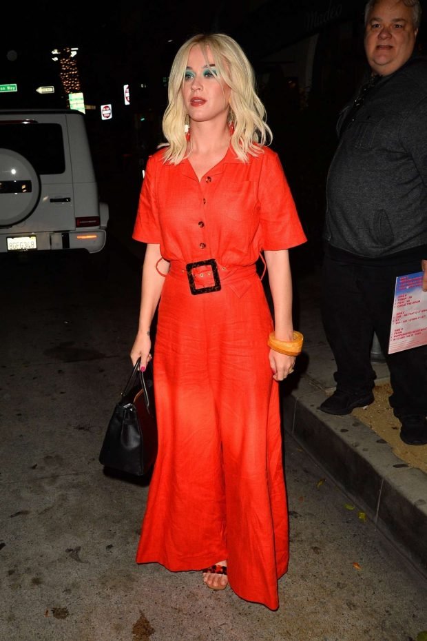 Katy Perry in Red Dress -09