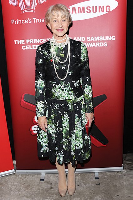 Хелен Миррен в платье Dolce&Gabbana в 2013 году