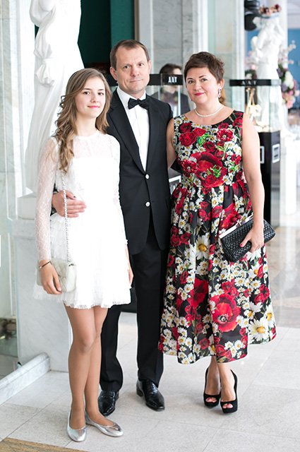 Ирина и Михаил Медведевы с дочерью