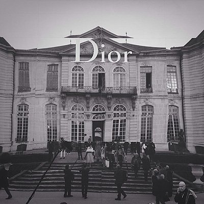Перед показом Dior