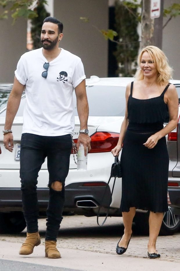 Pamela Anderson: With Her Boyfriend Adil Rami in Malibu-02