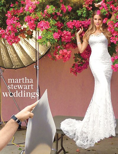 София Вергара для Martha Stewart Weddings 