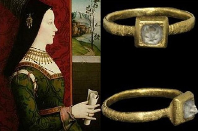 Мария Бургундская и ее обручальное кольцо 