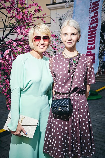 Юлия Бордовских с дочерью Марусей