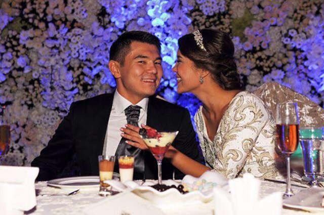 Айсултан Назарбаев с женой Алимой
