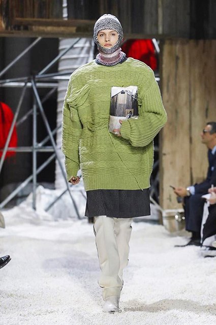 Мингус Ридус на показе Calvin Klein