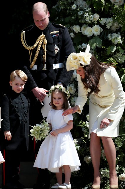 Принц Уильям и Кейт Миддлтон с детьми, принцем Джорджем и принцессой Шарлоттой