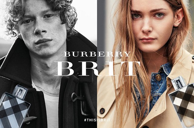 Кадры из рекламной кампании Burberry Brit