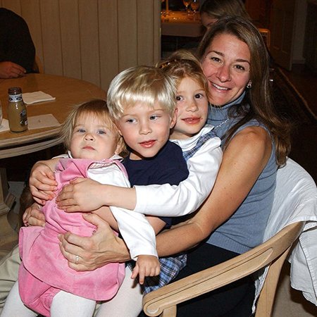 Мелинда Гейтс с детьми