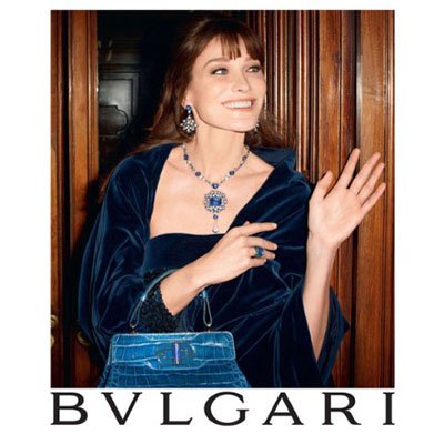 Карла Бруни-Саркози в рекламной кампании Bulgari