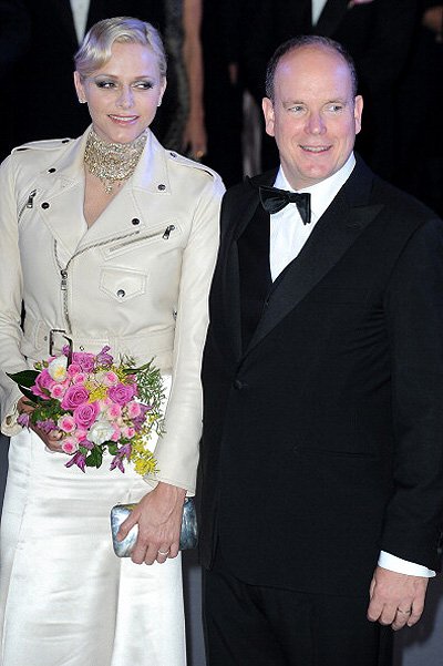 Принцесса и принц Монако Шарлен и Альбер II