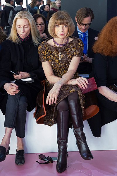 Анна Винтур на показе Dior