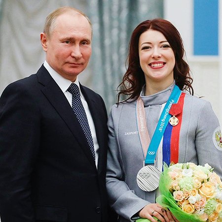 Владимир Путин и Екатерина Боброва