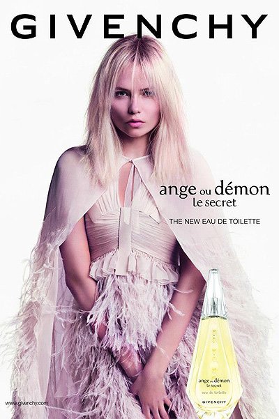 Наташа Поли в рекламной кампании парфюма Givenchy Ange Ou Demon Le Secret