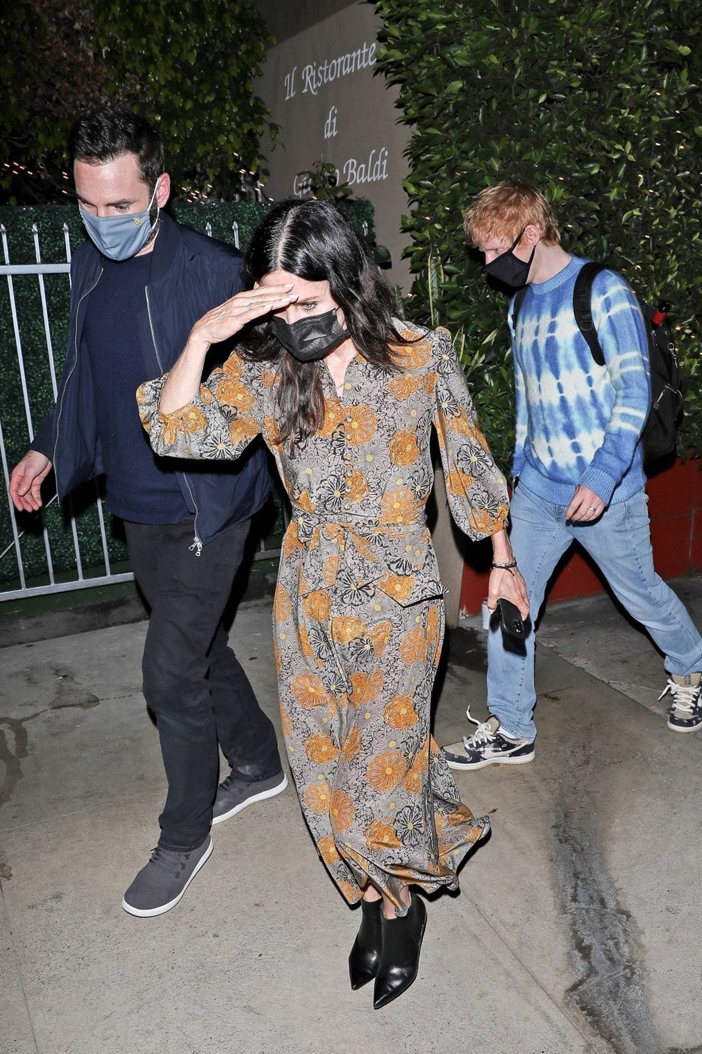 Ed Sheeran 2021 : Ed Sheeran – With Courteney Cox seen leaving Giorgio Baldi restaurant in Santa Monica-14