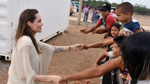 Angelina Jolie: Visits Refugee Camp in Maicao-05