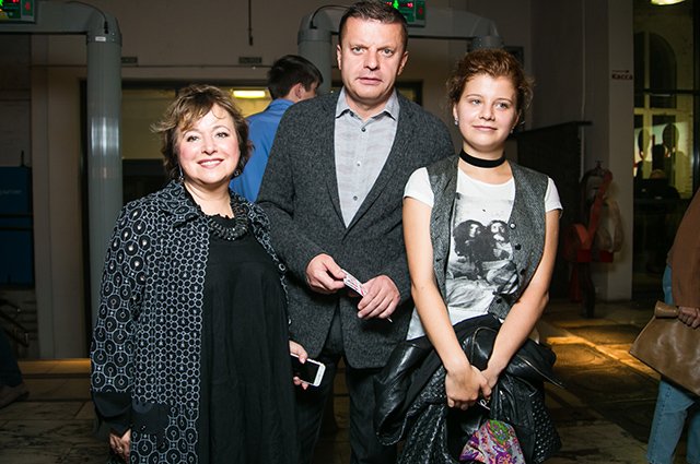 Елена Чекалова, Лелнид Парфенов с дочерью Марией