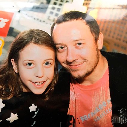 Егор Симачев с дочерью