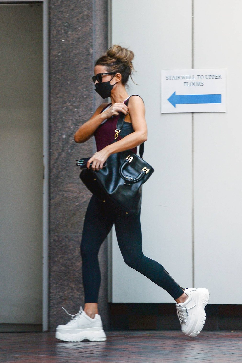 Kate Beckinsale - Seen at the gym in Los Angeles