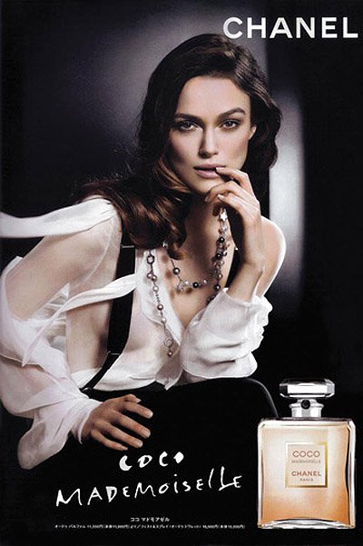 Кира Найтли в рекламе аромата Coco Mademoiselle