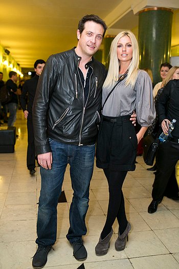Кирилл Сафонов и Саша Савельева на юбилее спектакля Ladies Night