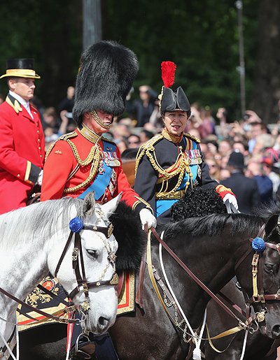 Британские монархи на параде Trooping the Colour 