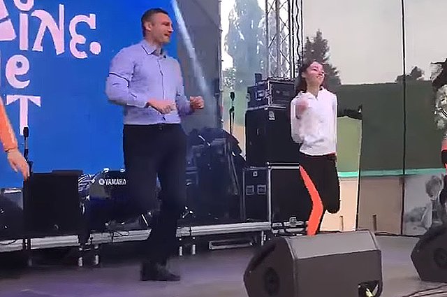 Виталий Кличко, кадр из видео