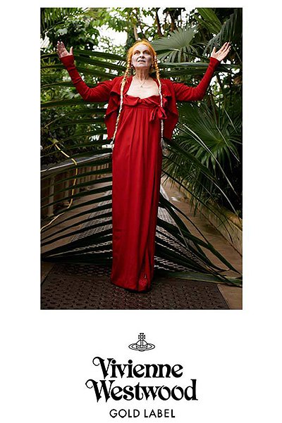 Вивьенн Вествуд в рекламной кампании новой коллекции авторского бренда Vivienne Westwood