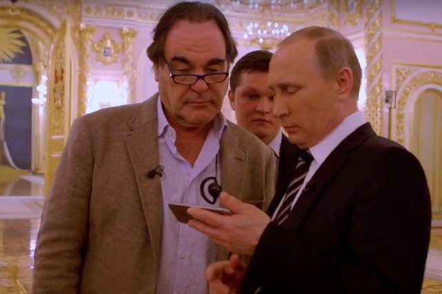 Оливер Стоун и Владимир Путин