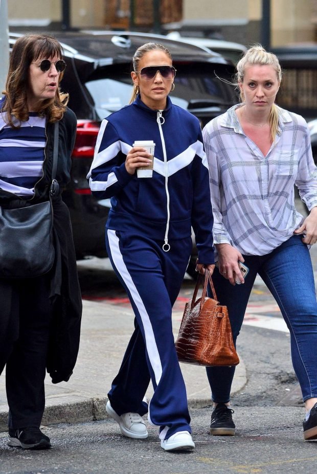 Jennifer Lopez with friends out in New York City -01