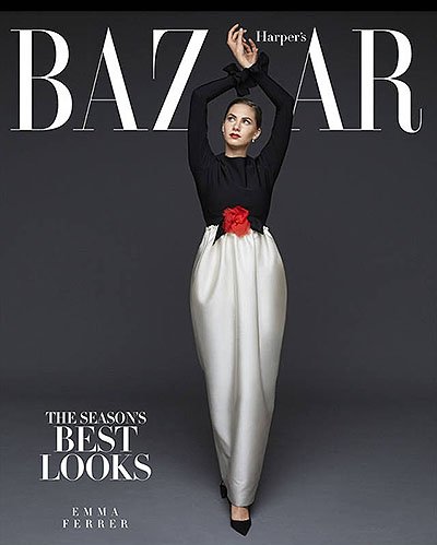 Эмма Феррер в фотосессии для Harper's Bazaar