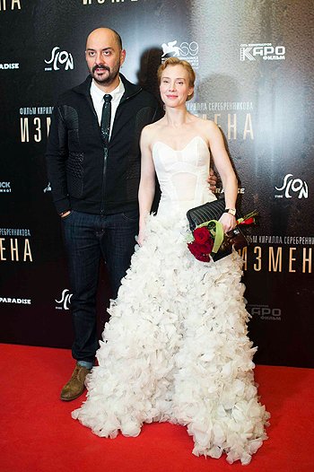 Кирилл Серебренников и Франциска Петри на премьере 