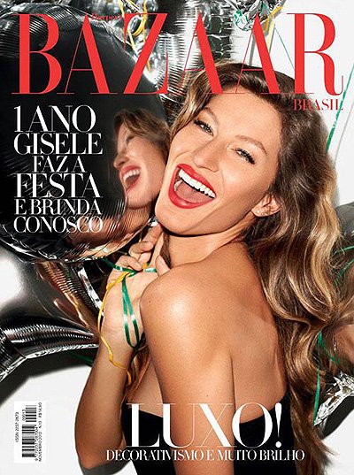 Жизель Бундхен в ноябрьском номере Harper`s Bazaar Brazil