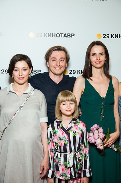 Сергей Безруков и Анна Матисон на премьере