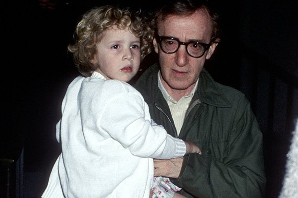 Вуди Аллен с дочерью Дилан Фэрроу