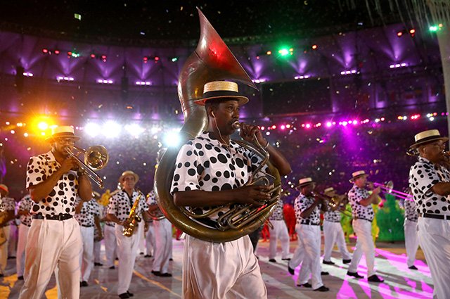 Церемония закрытия Олимпиады в Рио-де-Жанейро
